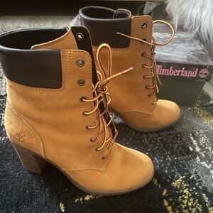 Timberland heeled boots for women